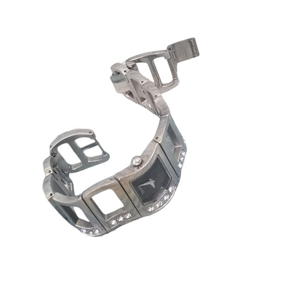 Seksy Sekonda Watch Women Swarovski Crystal & Black Mother Of Pearl Face N2 - Picture 6 of 8